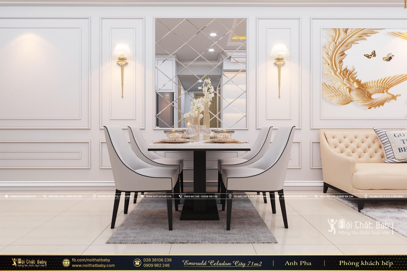 Tổng hợp các mẫu thiết kế nội thất Chung cư Emerald Celadon City